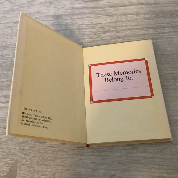 Vtg. 1986 Goebel Collector's Club M.J. Hummel My Memory Book Plus Bonus Letter - Picture 4 of 16